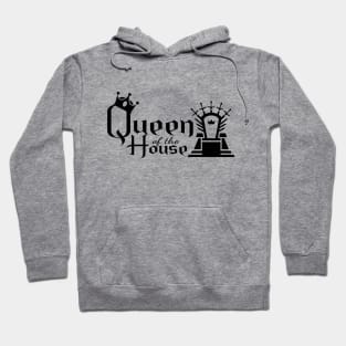 Queen of the House on light shirt Hoodie